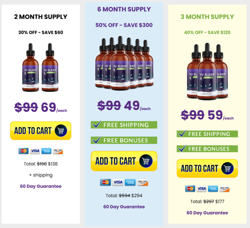 Yu Sleep Order Page